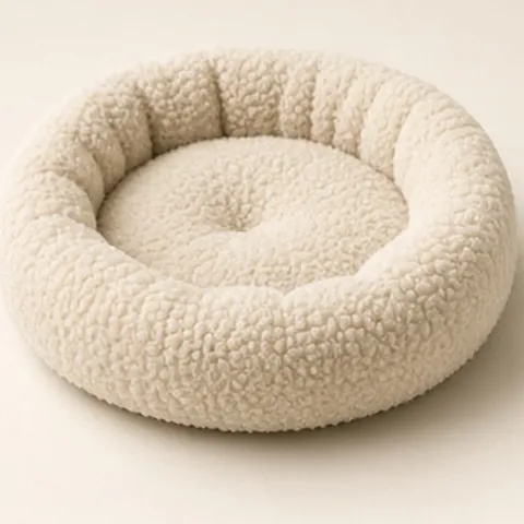 Round Plush Pet Bed